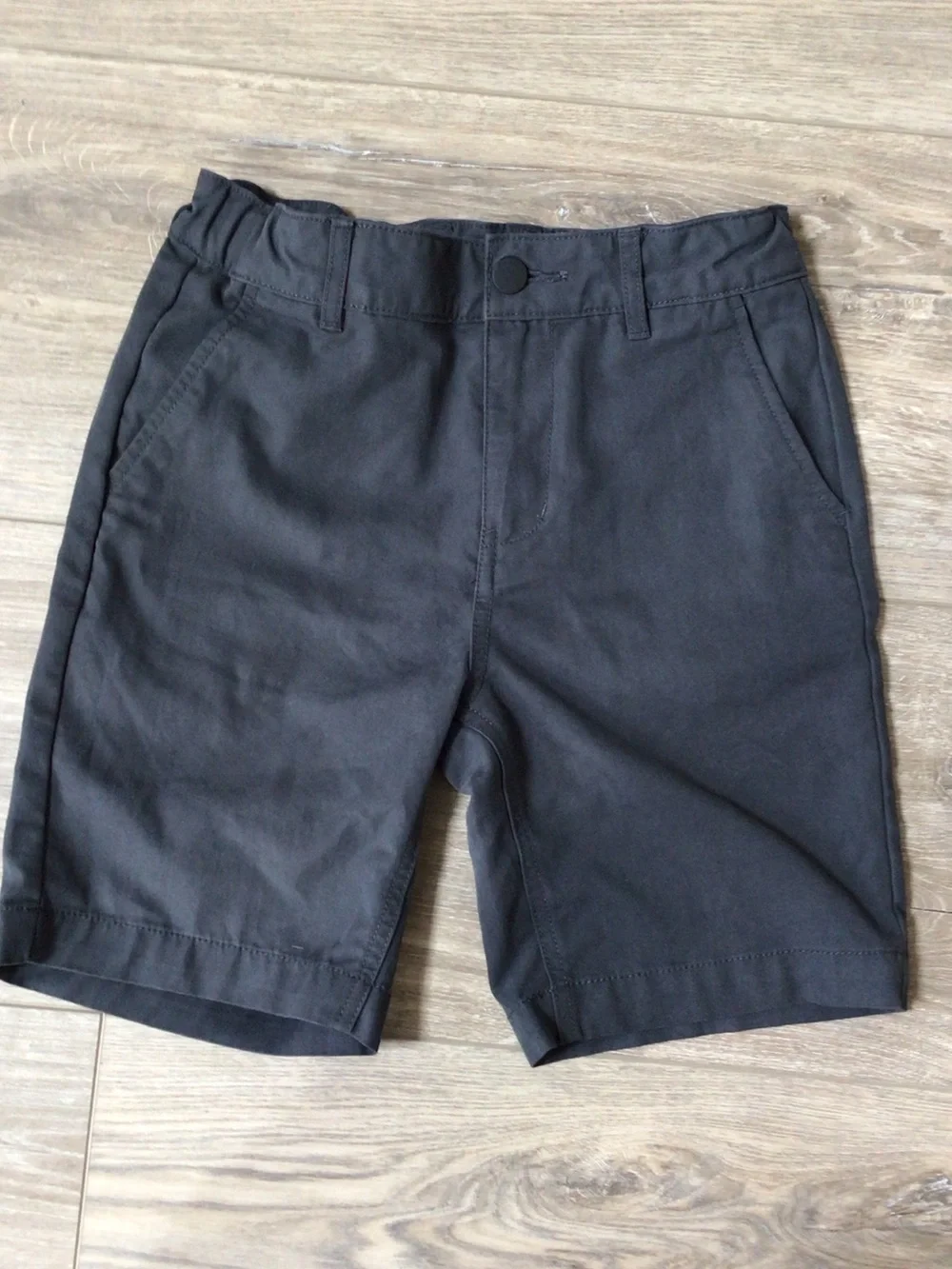 Old Navy Boys 3-Pack Drawstring Shorts in Black, Blue, and Brown